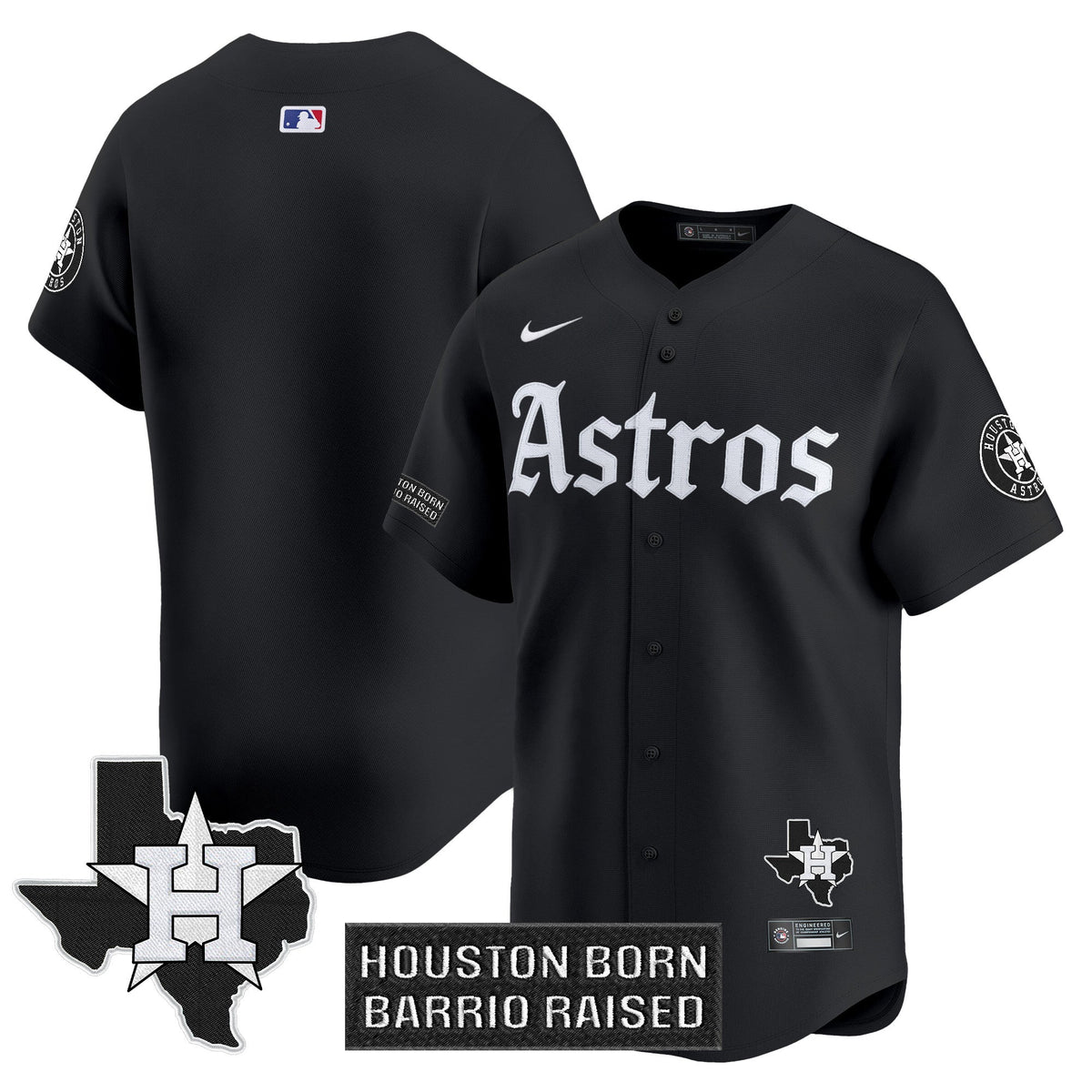 HOU 'Gothic Edition' Vapor Premier Limited Men Jersey - All Stitched
