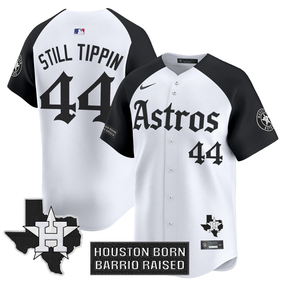 HOU 'Gothic Edition' Vapor Premier Limited Jersey - All Stitched