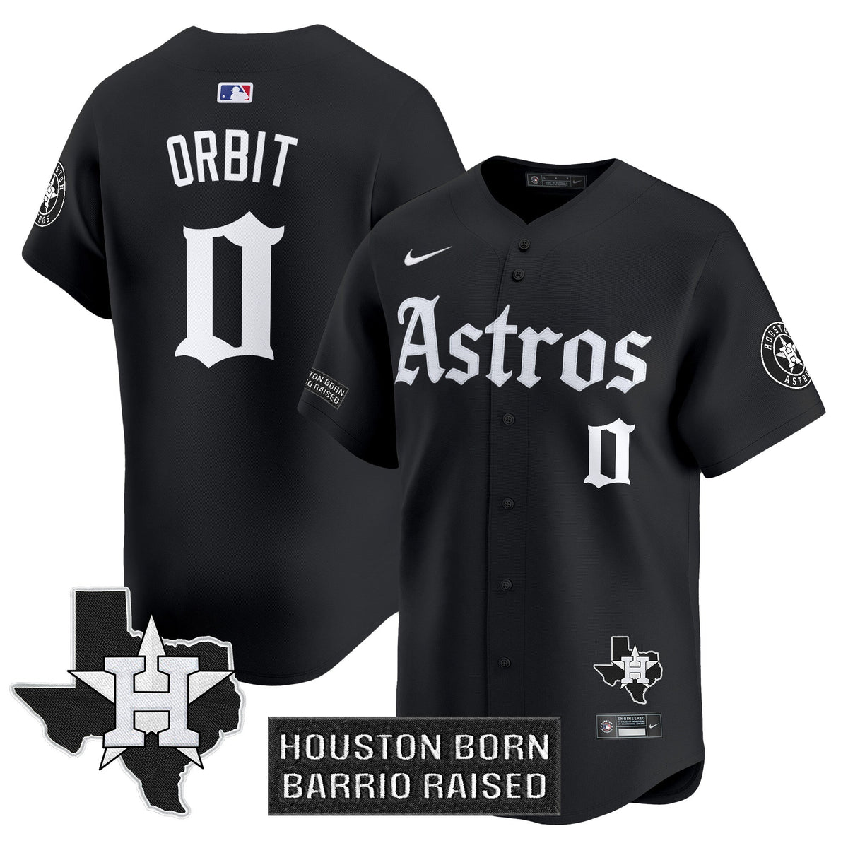 HOU 'Gothic Edition' Vapor Premier Limited Men Jersey - All Stitched