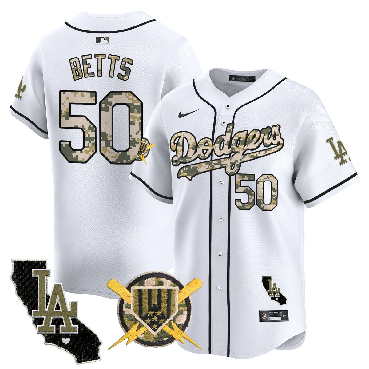 Dodgers Armed Forces Day Vapor Premier Limited Jersey - All Stitched