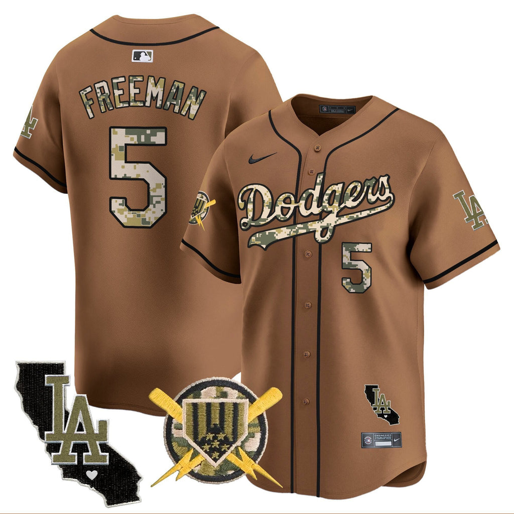 Dodgers Armed Forces Day Vapor Premier Limited Jersey - All Stitched