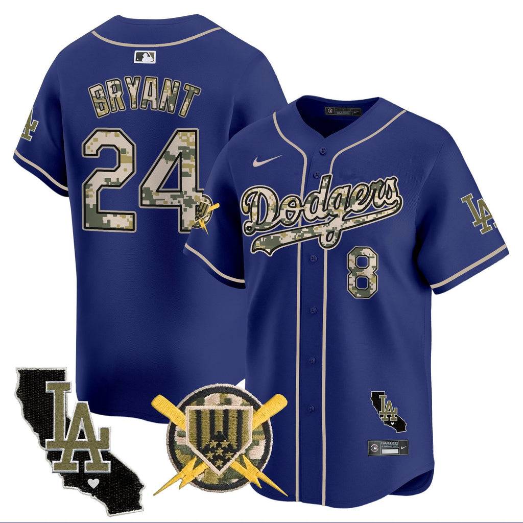 Dodgers Armed Forces Day Vapor Premier Limited Jersey - All Stitched
