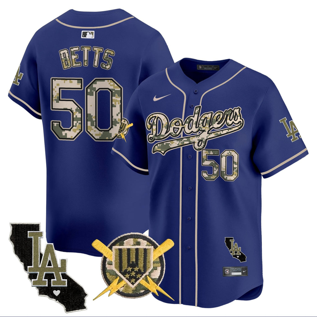 Dodgers Armed Forces Day Vapor Premier Limited Jersey - All Stitched