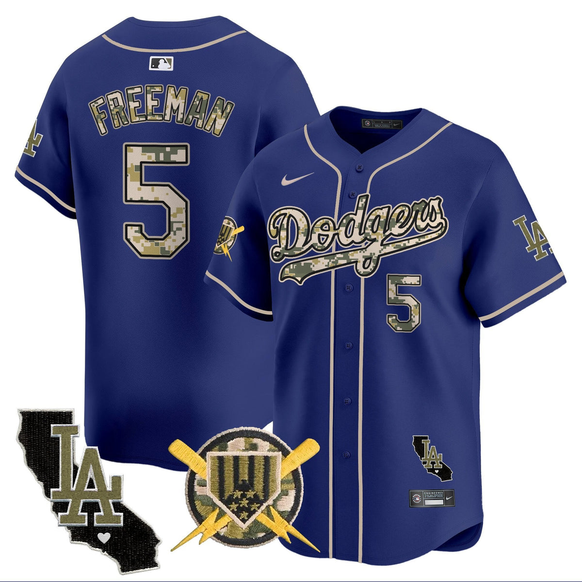 Dodgers Armed Forces Day Vapor Premier Limited Jersey - All Stitched