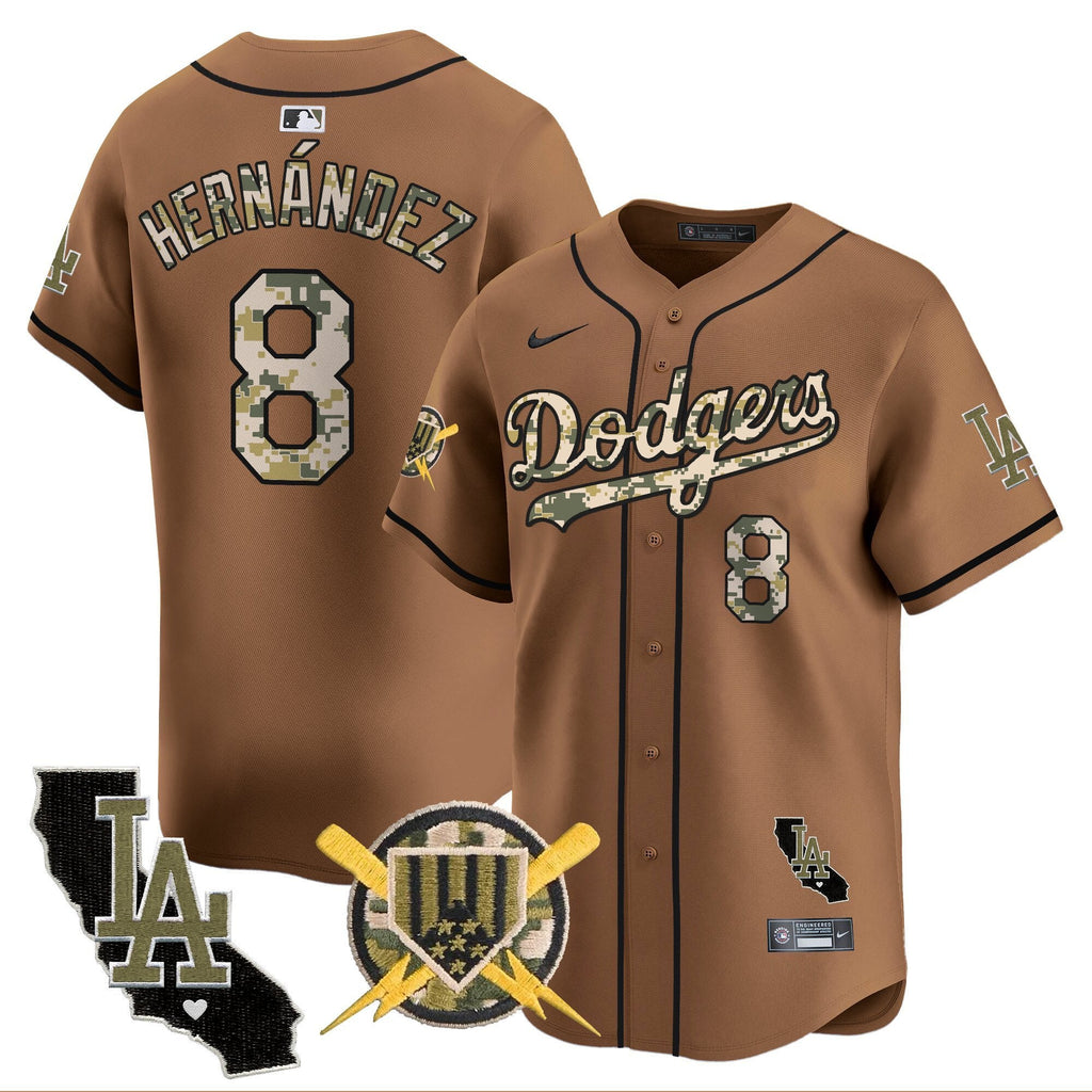 Dodgers Armed Forces Day Vapor Premier Limited Jersey - All Stitched