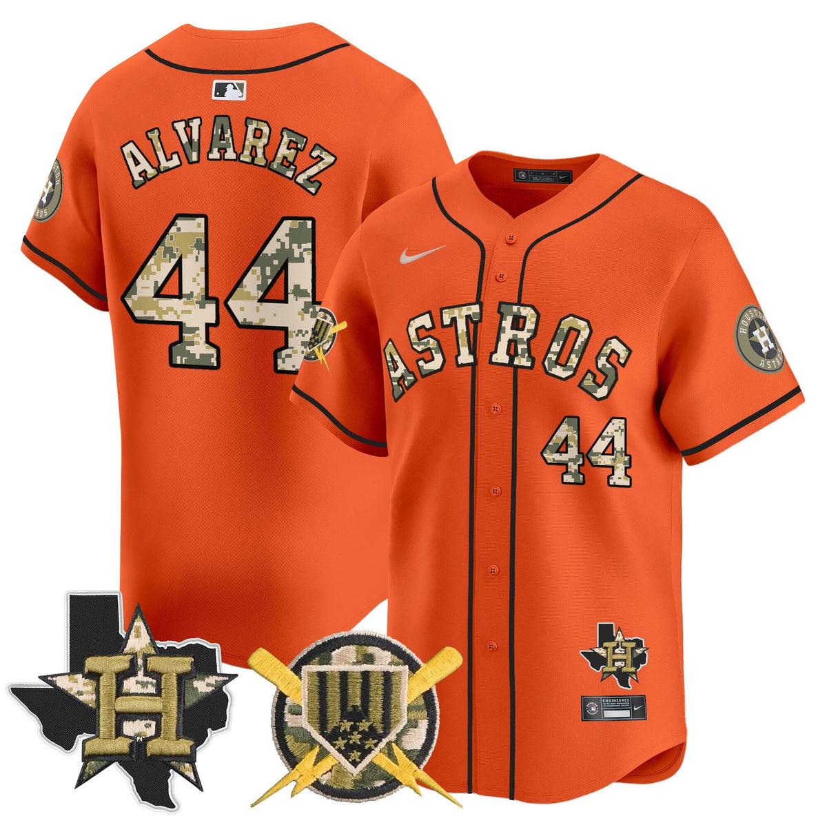 HOU Armed Forces Day Vapor Premier Limited Jersey V2 - Stitched