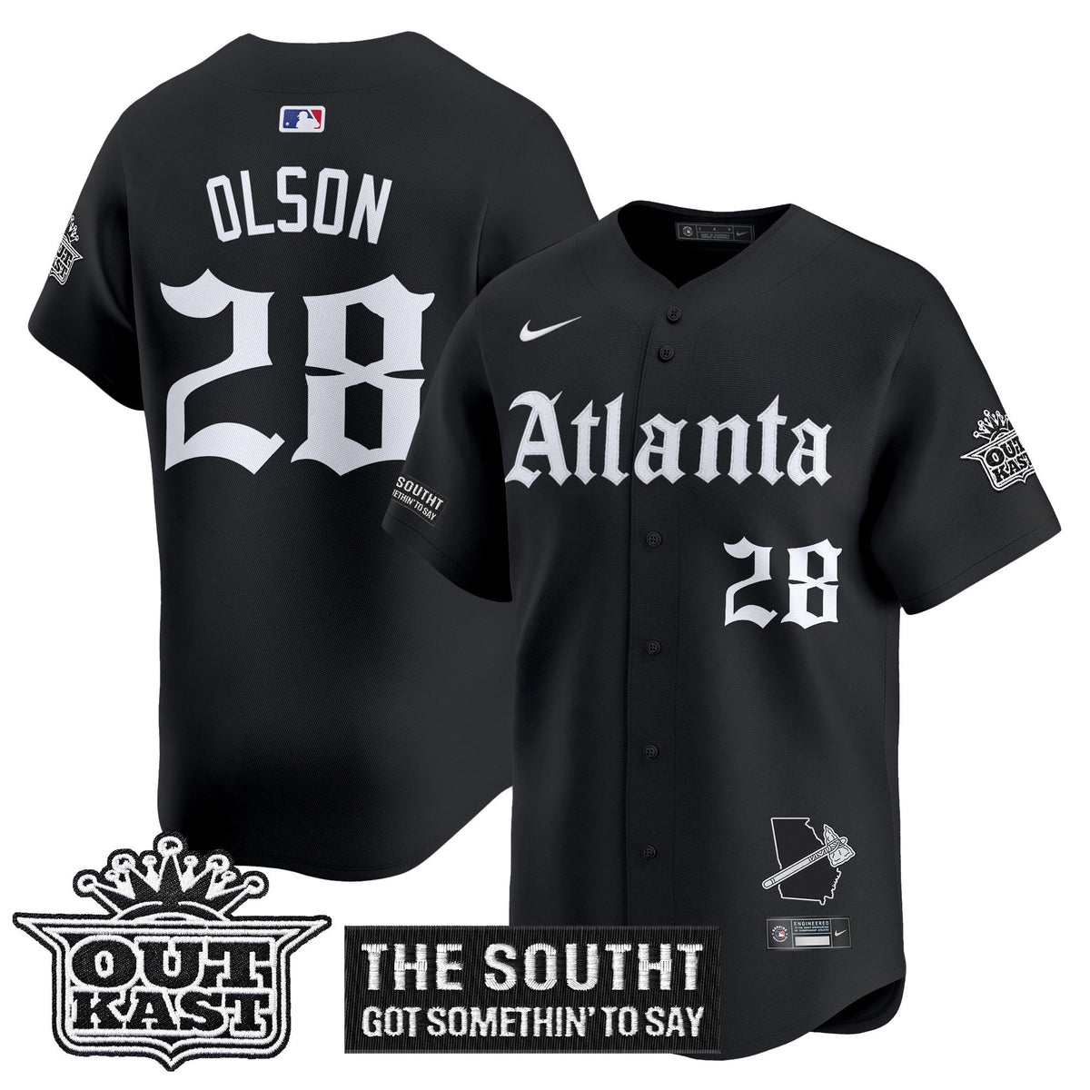 ATL 'Gothic South x Outkast Edition' Vapor Premier Limited Men Jersey - All Stitched