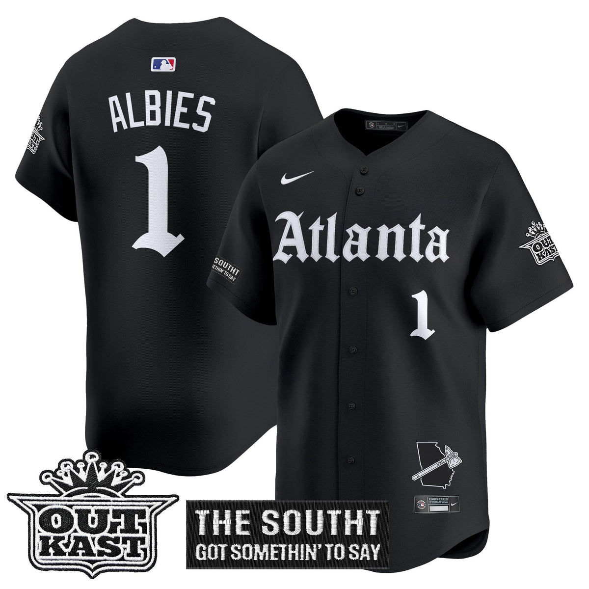 ATL 'Gothic South x Outkast Edition' Vapor Premier Limited Men Jersey - All Stitched