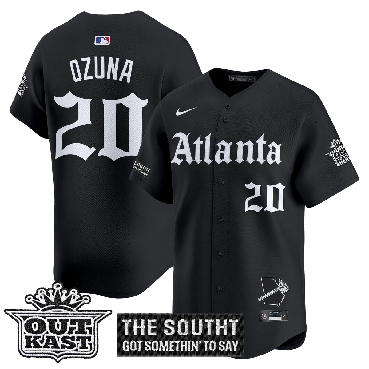 ATL 'Gothic South x Outkast Edition' Vapor Premier Limited Jersey - All Stitched