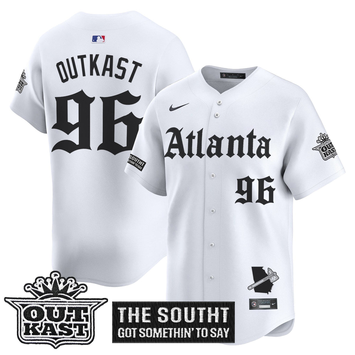 ATL 'Gothic South x Outkast Edition' Vapor Premier Limited Jersey - All Stitched