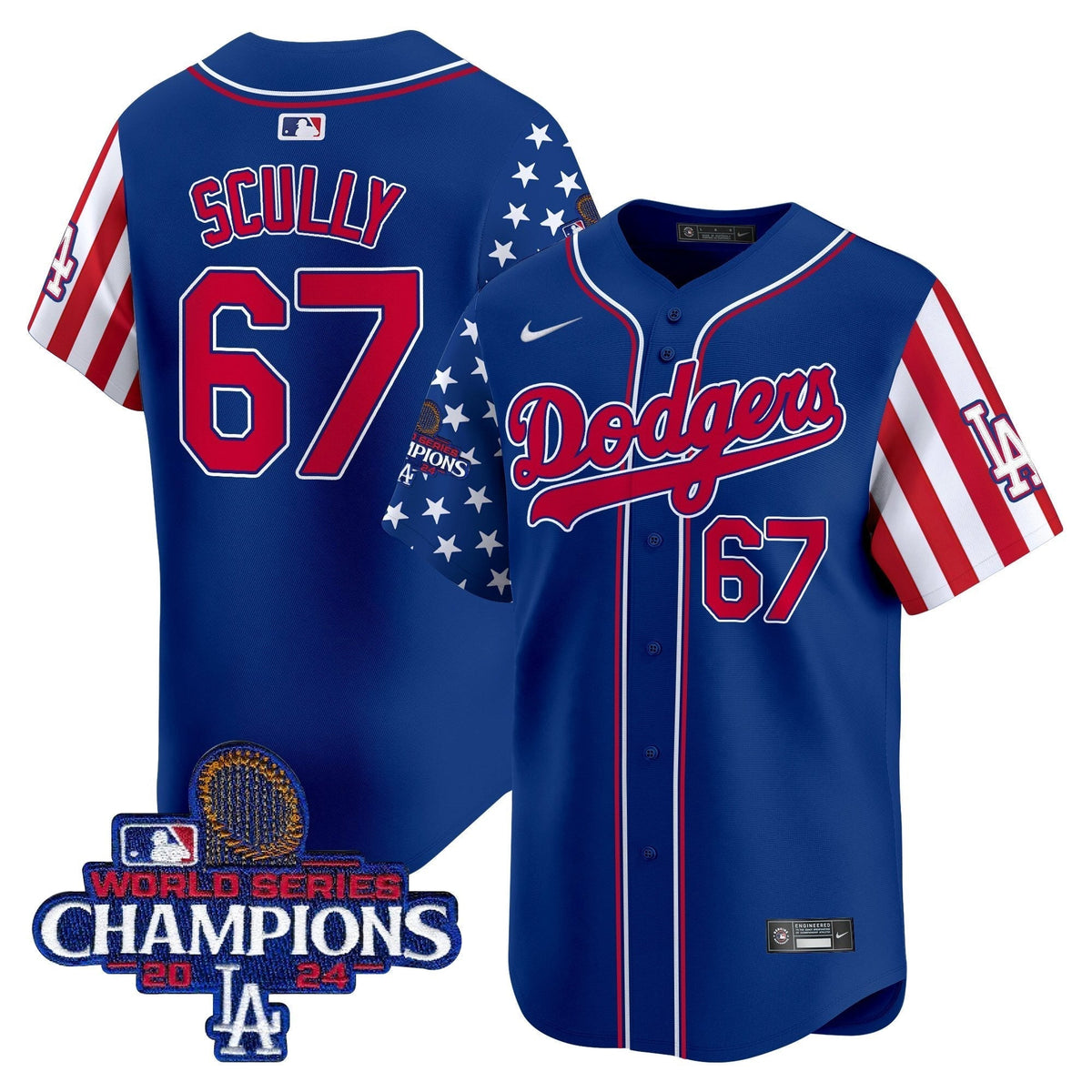 Dodgers 2025 Memorial Day Vapor Premier Limited Jersey - All Stitched