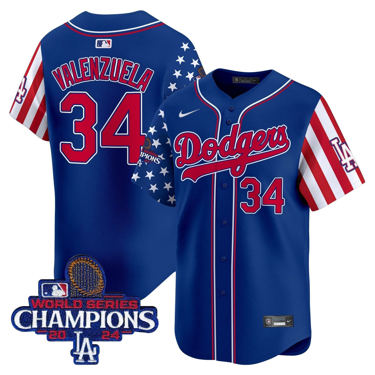 Dodgers 2025 Memorial Day Vapor Premier Limited Jersey - All Stitched