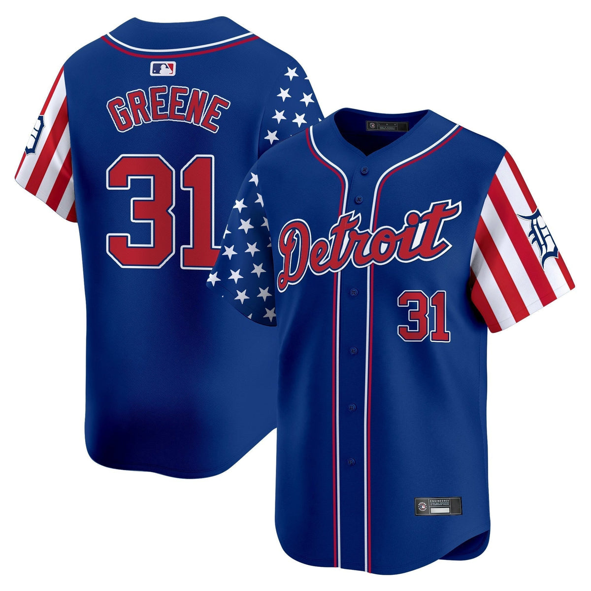 DET 2025 Independence Day Vapor Premier Limited Jersey - All Stitched