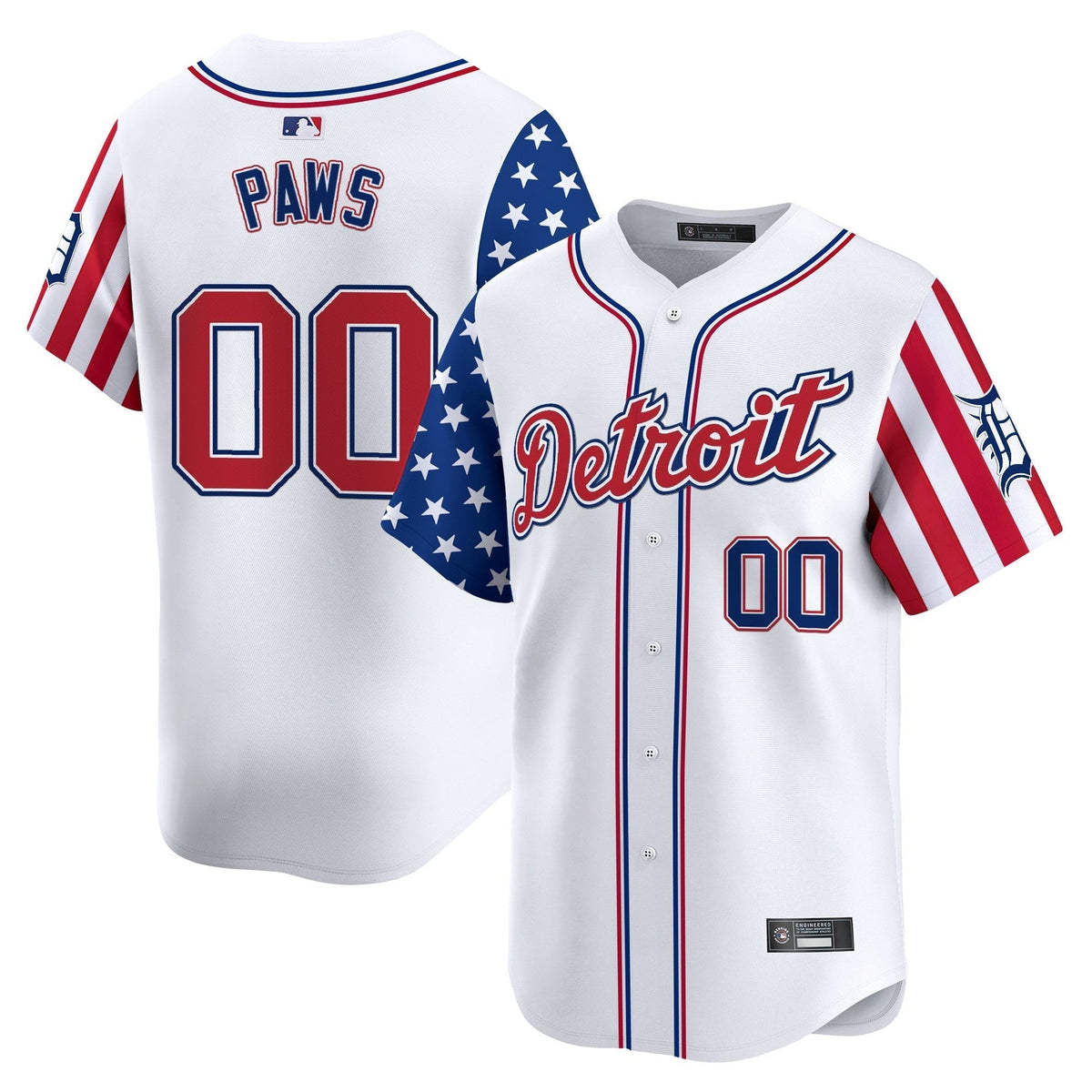 DET 2025 Independence Day Vapor Premier Limited Men Jersey - All Stitched