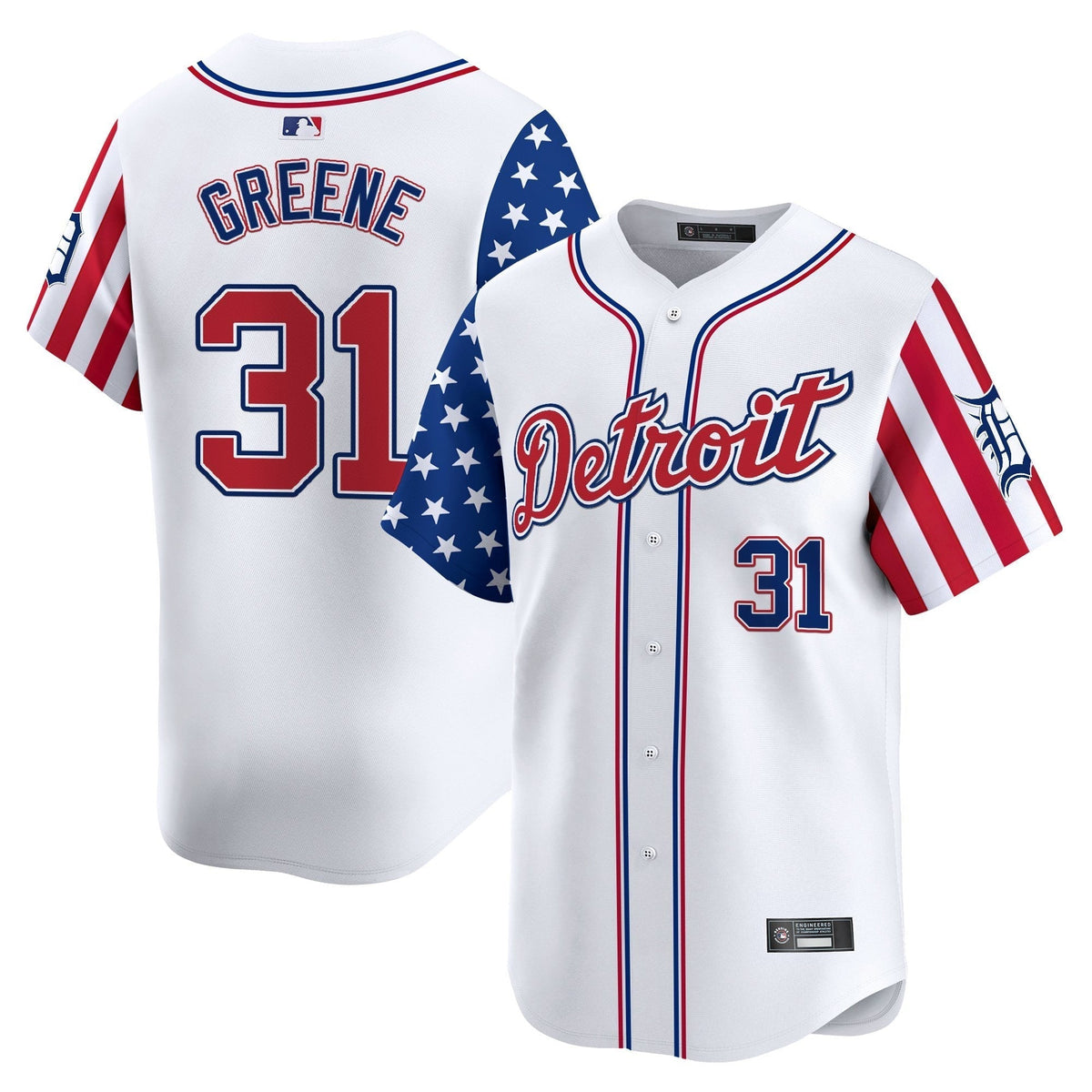 DET 2025 Independence Day Vapor Premier Limited Men Jersey - All Stitched