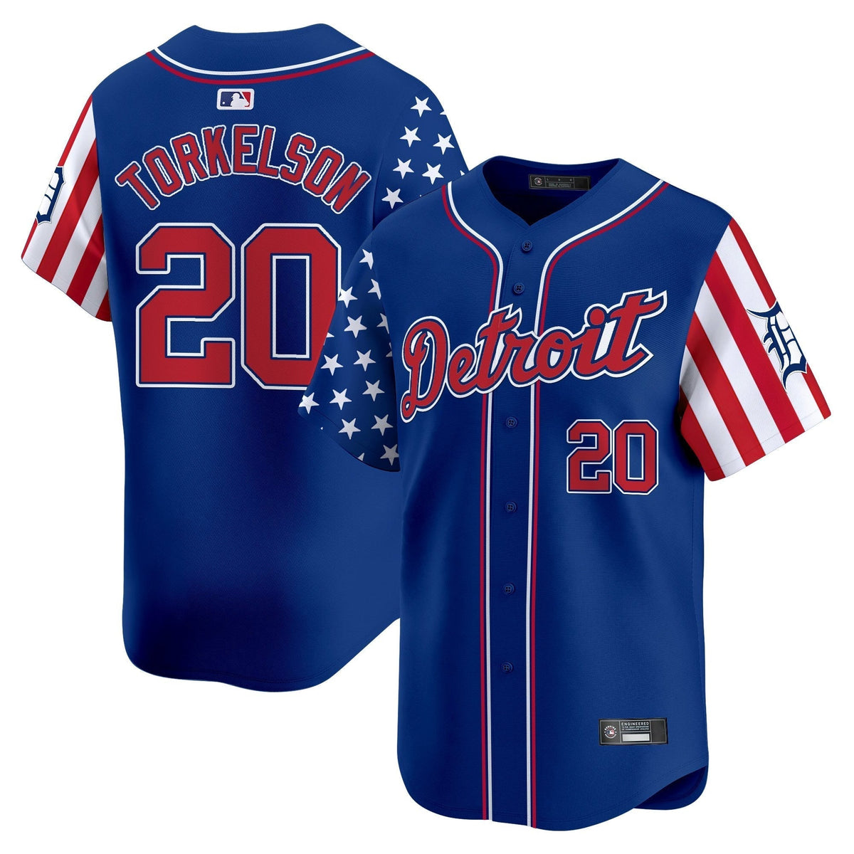 DET 2025 Independence Day Vapor Premier Limited Jersey - All Stitched