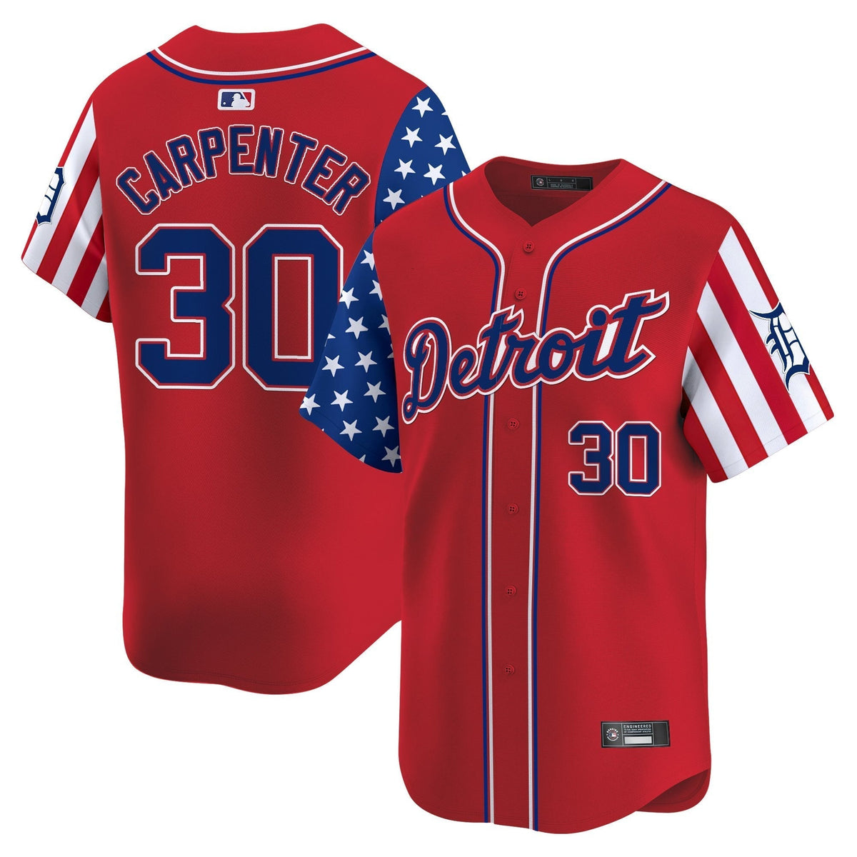 DET 2025 Independence Day Vapor Premier Limited Jersey - All Stitched