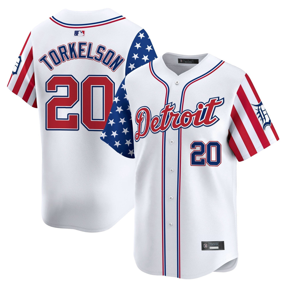 DET 2025 Independence Day Vapor Premier Limited Men Jersey - All Stitched