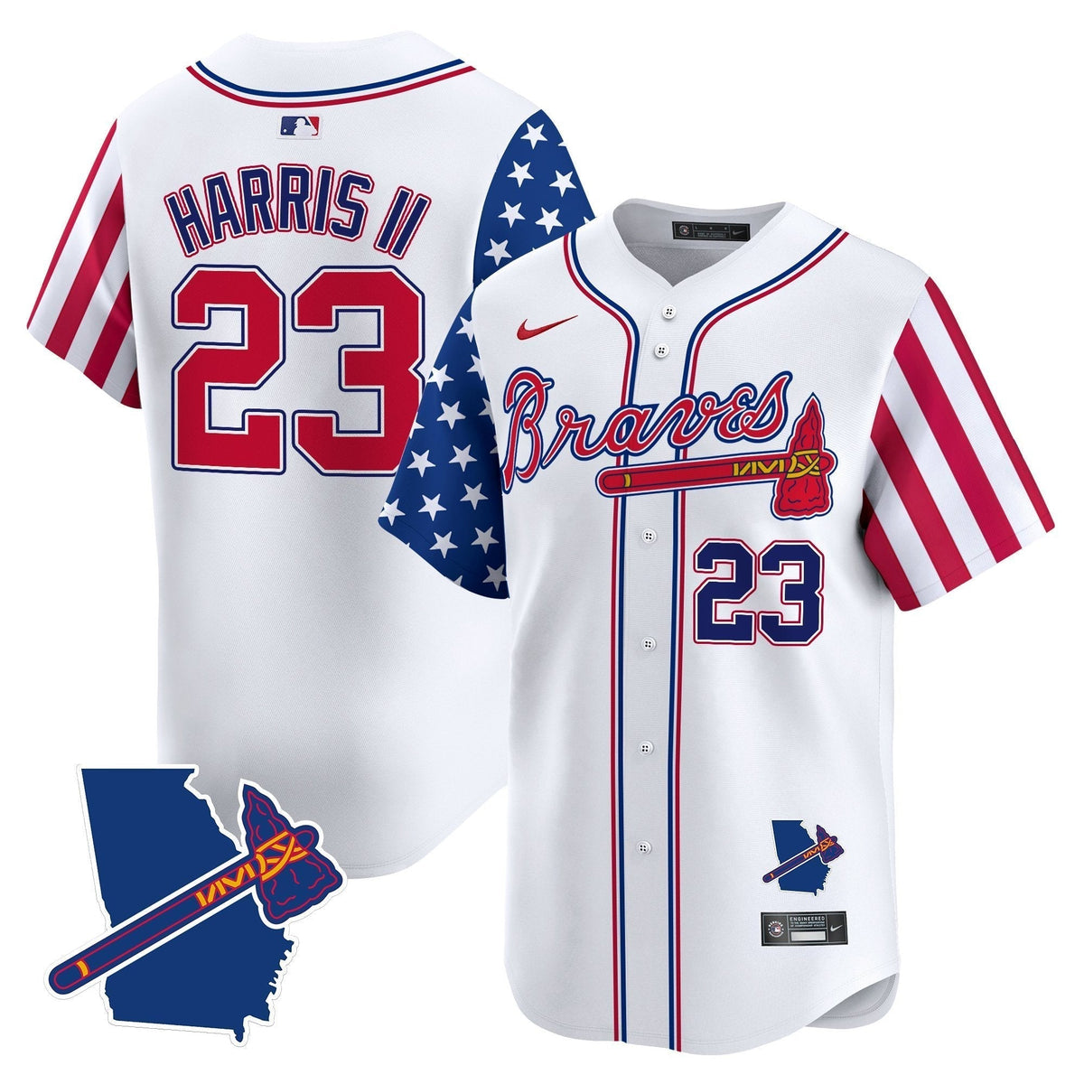 ATL 2025 Independence Day Vapor Premier Limited Men Jersey N1 - All Stitched