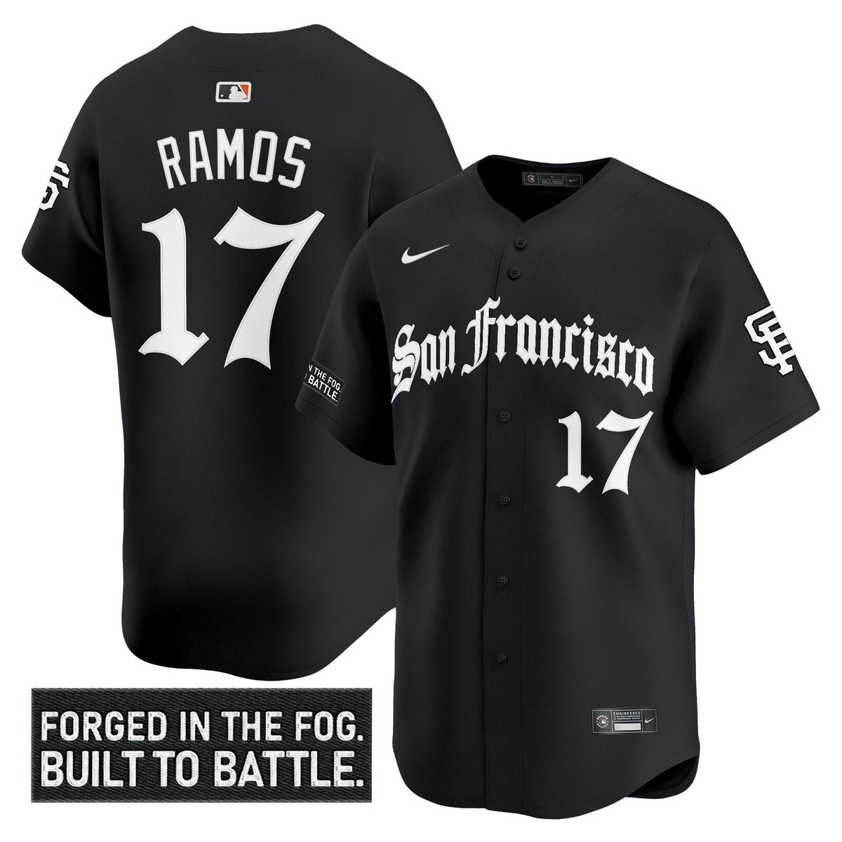SF 'Gothic Fog Edition' Vapor Premier Limited Jersey - All Stitched