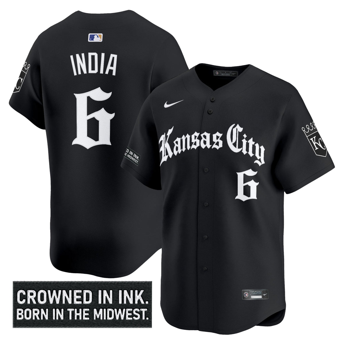 KC 'Gothic Crown Edition' Vapor Premier Limited Men Jersey - All Stitched