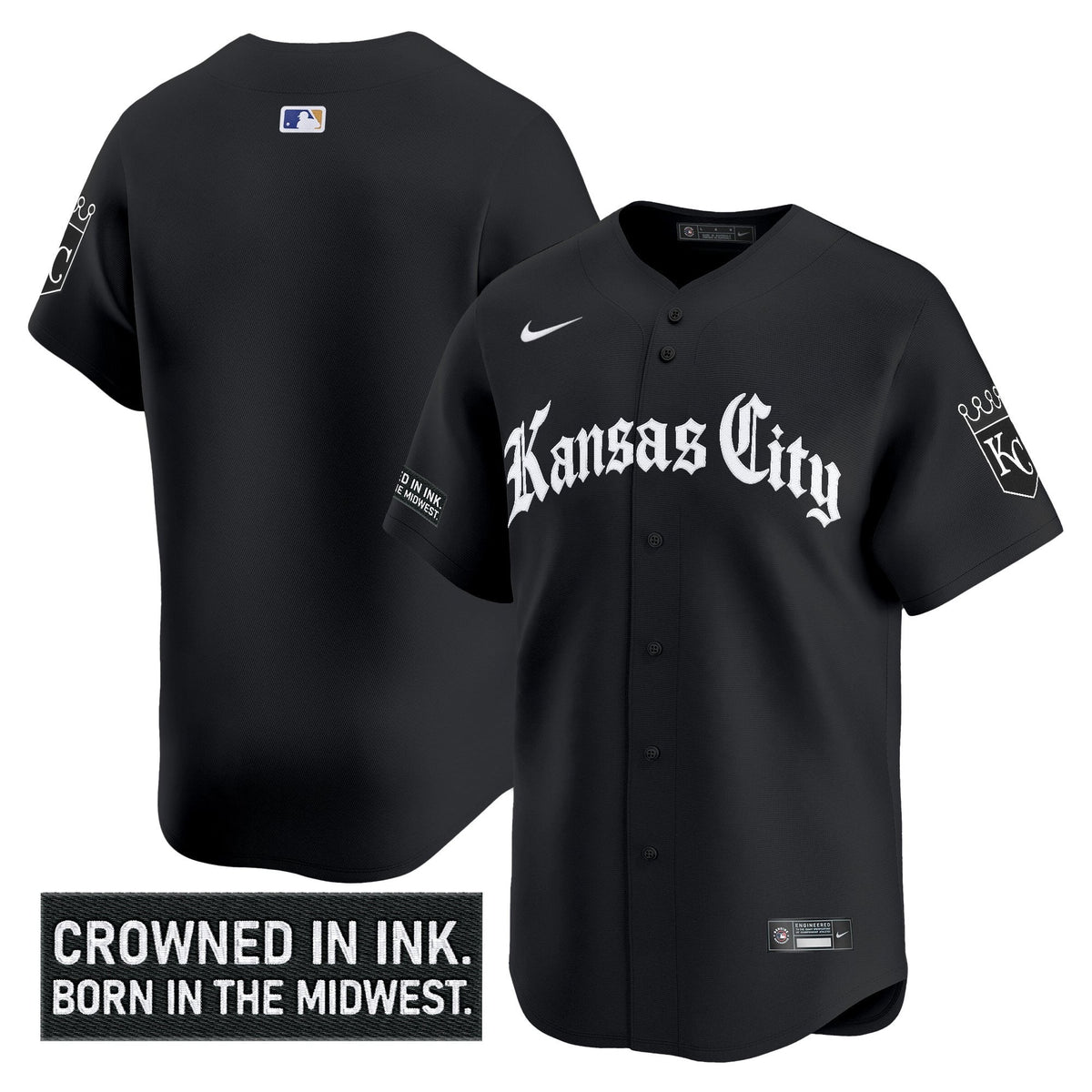 KC 'Gothic Crown Edition' Vapor Premier Limited Men Jersey - All Stitched