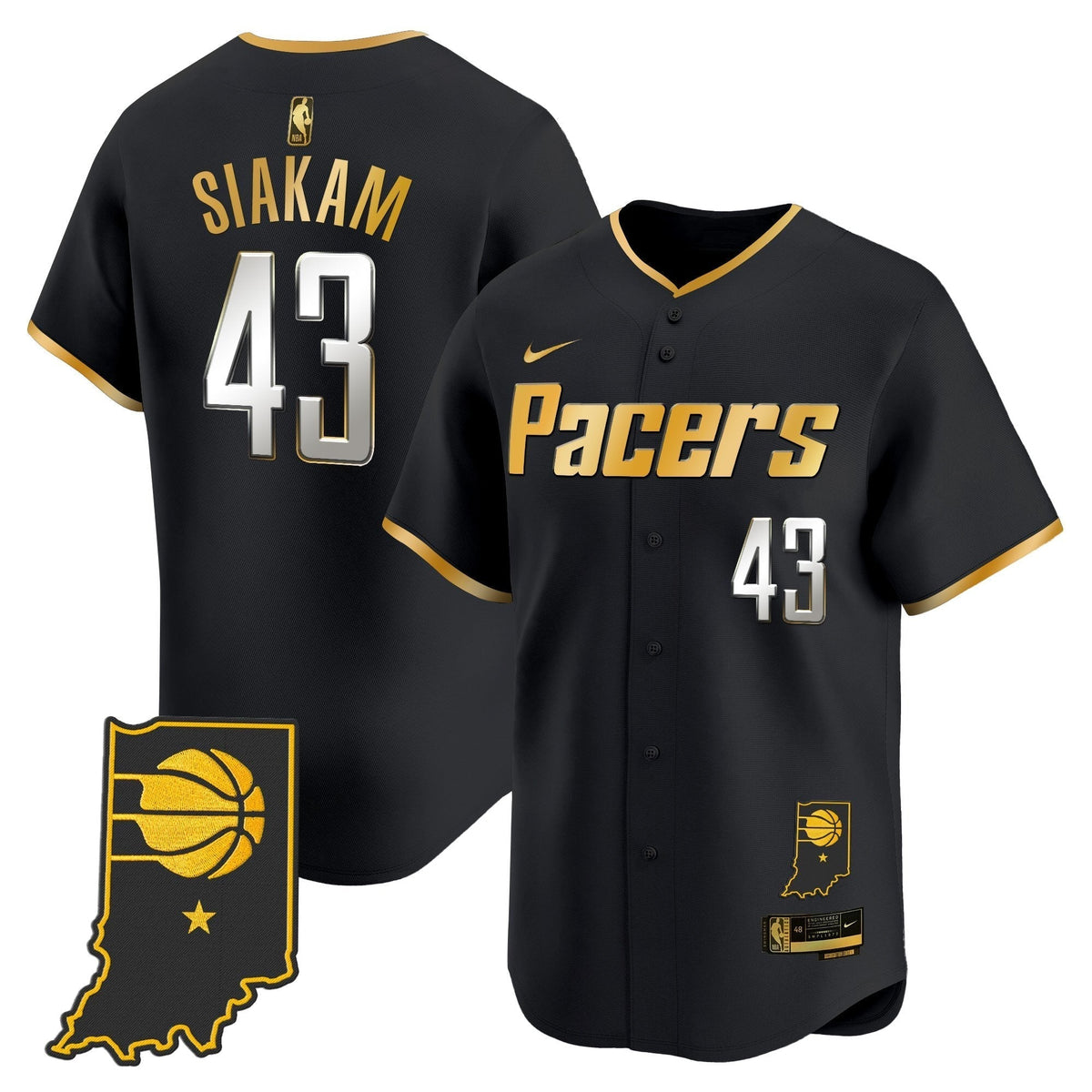 IND Vapor Baseball Men Jersey - All Stitched