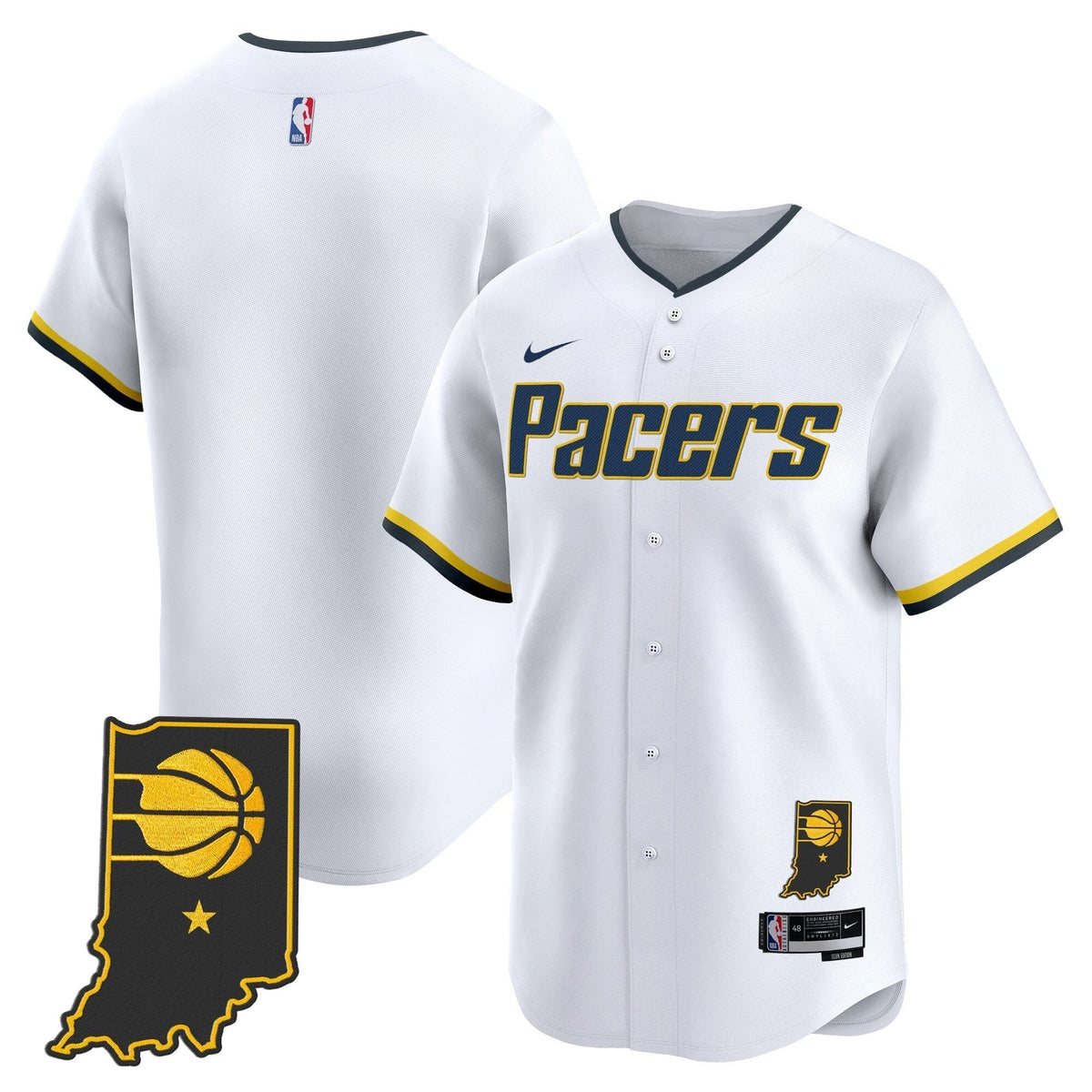 IND Vapor Baseball Jersey - All Stitched