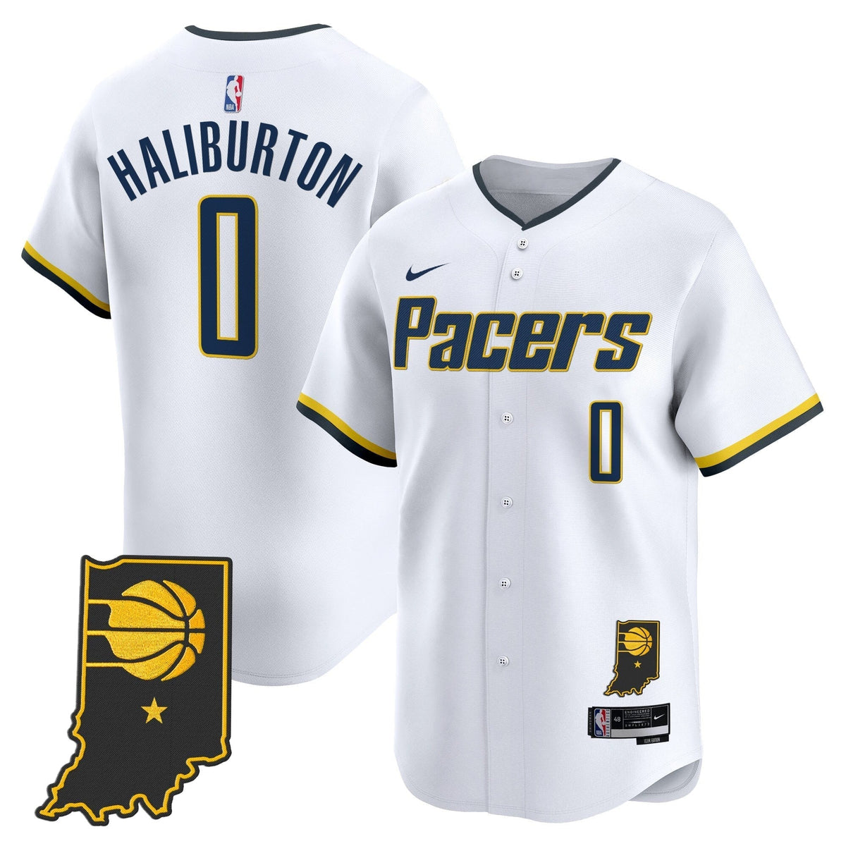 IND Vapor Baseball Jersey - All Stitched