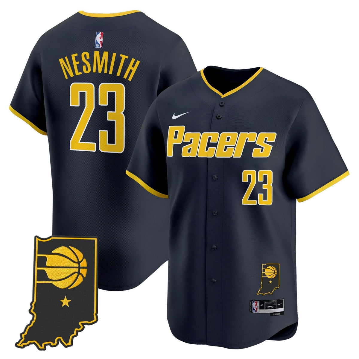 IND Vapor Baseball Jersey - All Stitched