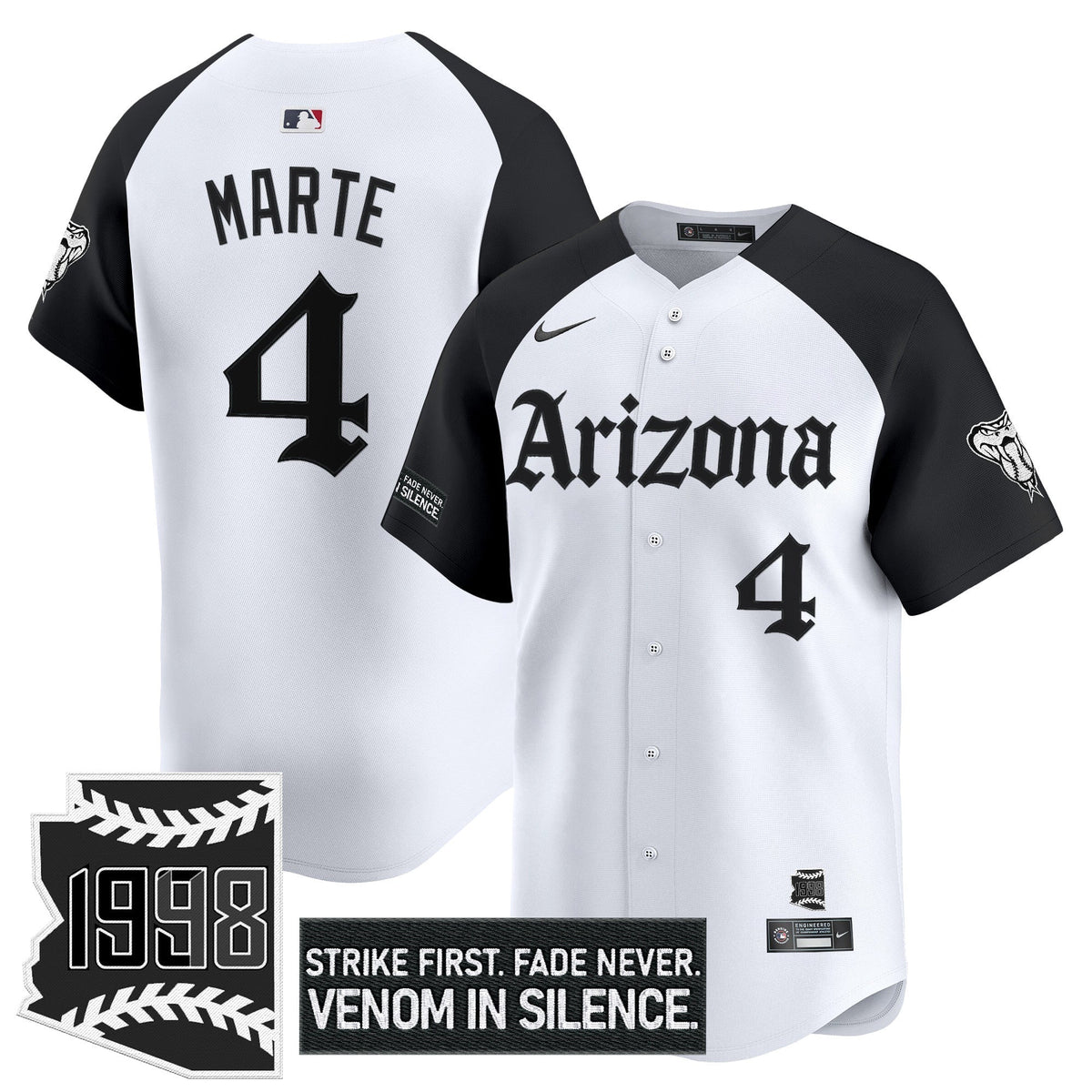 ARI 'Gothic Desert Fang Edition' Vapor Premier Limited Jersey - All Stitched