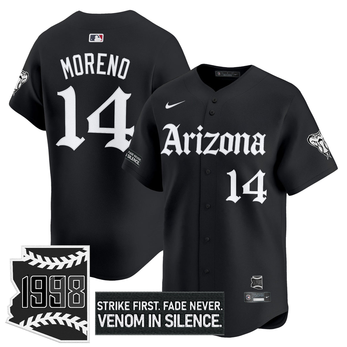 ARI 'Gothic Desert Fang Edition' Vapor Premier Limited Men Jersey - All Stitched