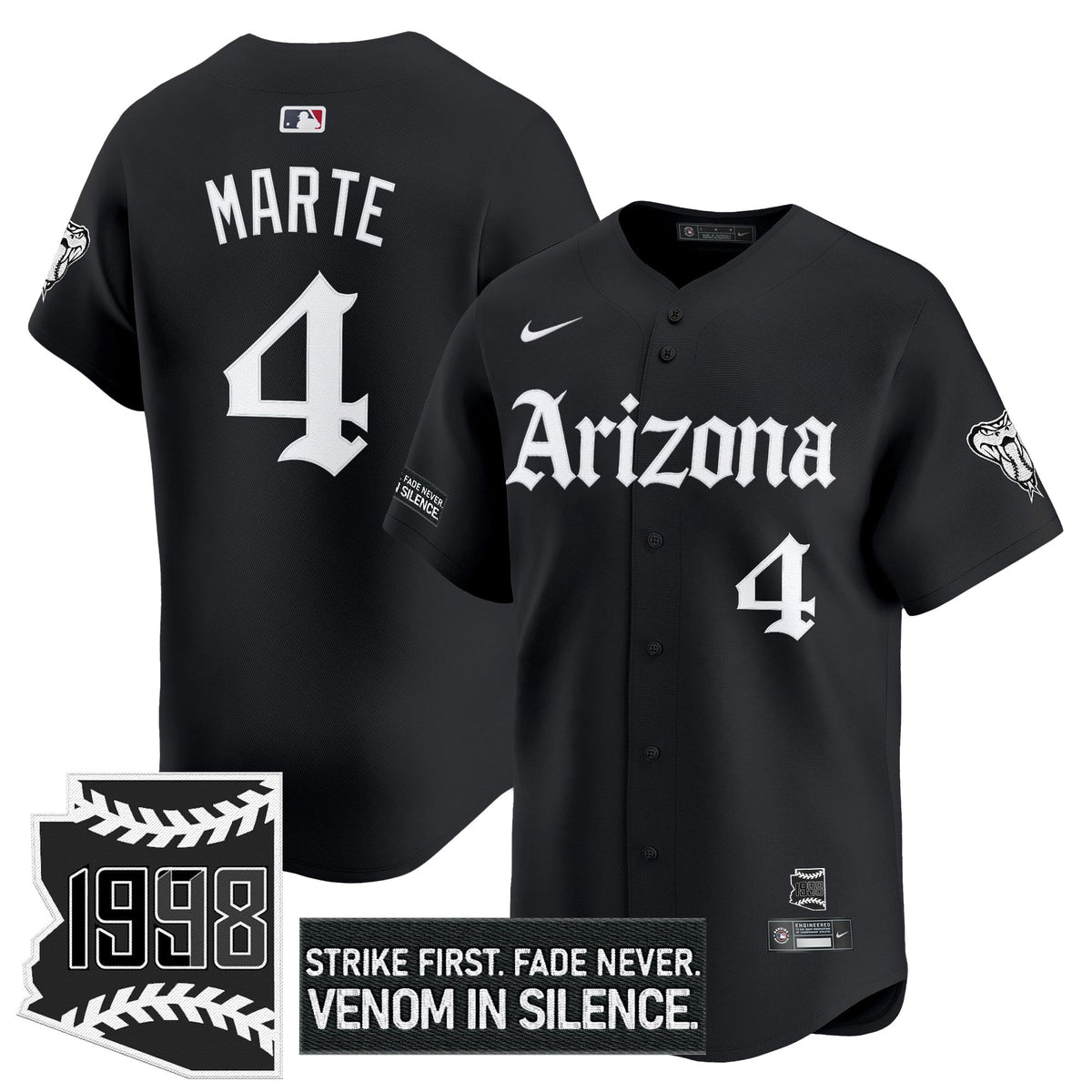 ARI 'Gothic Desert Fang Edition' Vapor Premier Limited Men Jersey - All Stitched