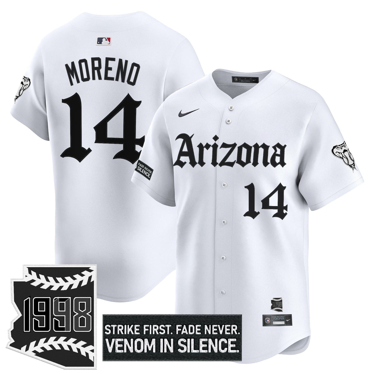 ARI 'Gothic Desert Fang Edition' Vapor Premier Limited Jersey - All Stitched