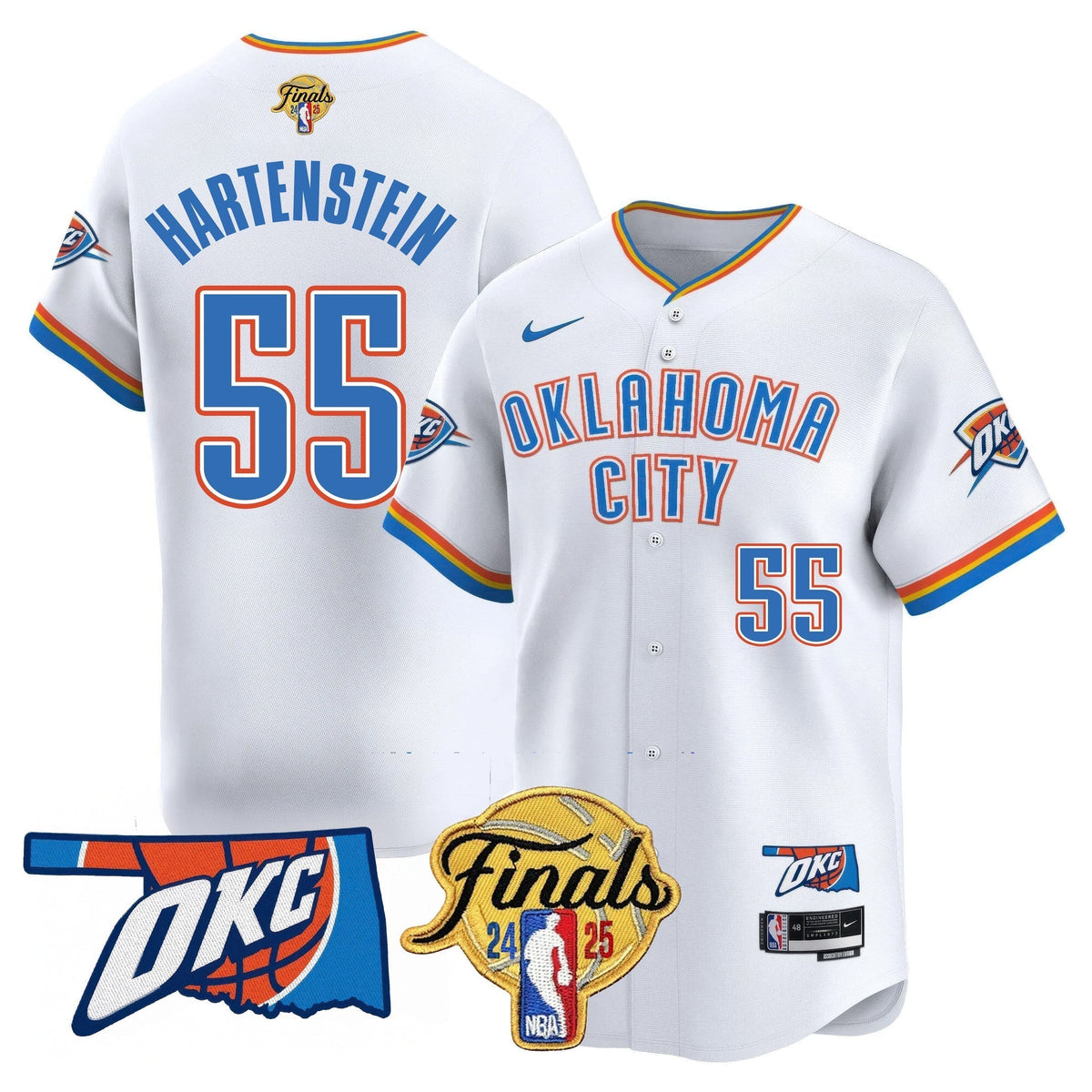 OKC Baseball Jersey - Final Patch - All Stitched