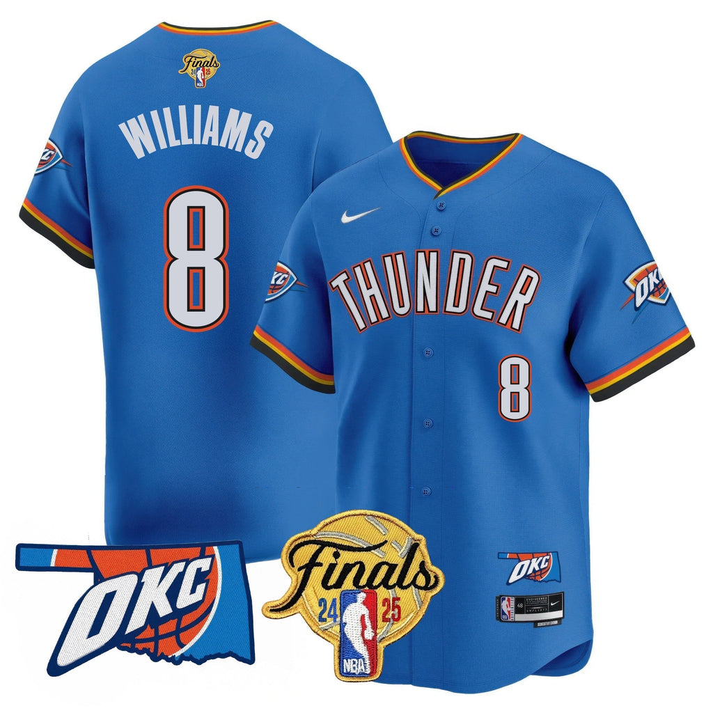 OKC Baseball Men Jersey - Final Patch - All Stitched