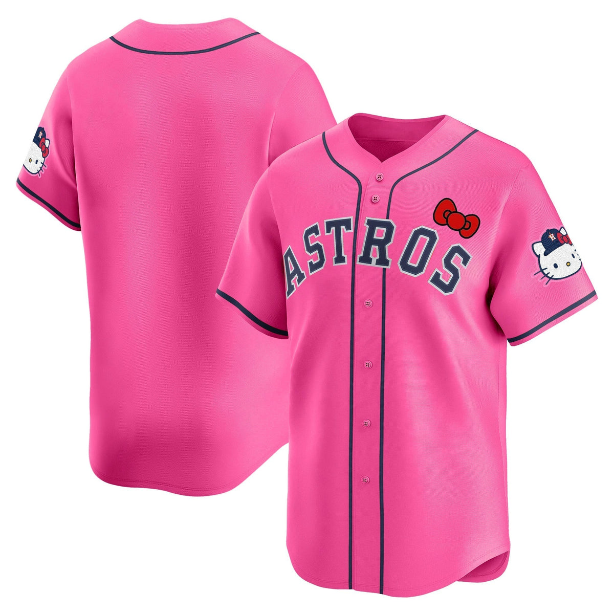 HOU Hello Kitty Vapor Premier Limited Jersey V2 - All Stitched