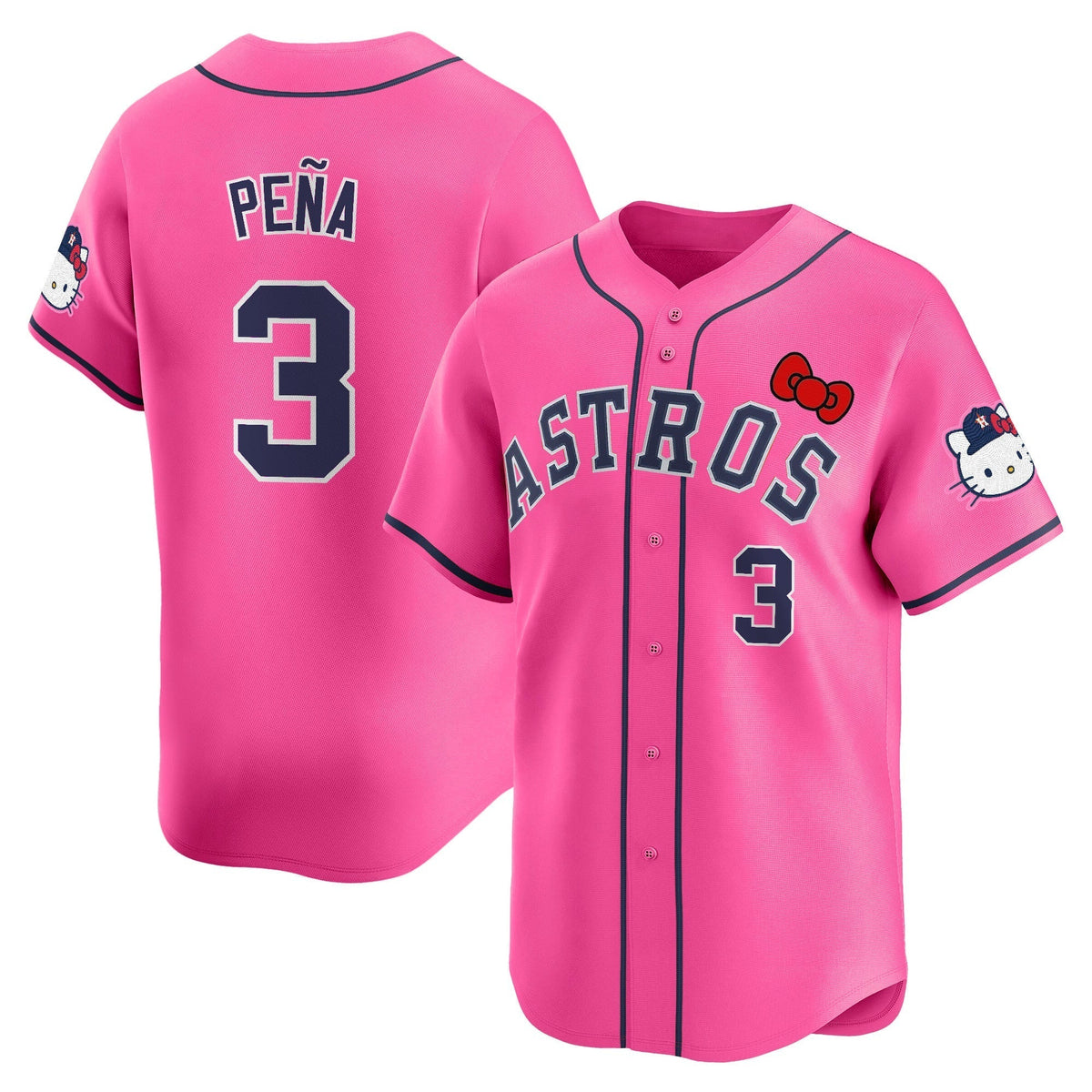 HOU Hello Kitty Vapor Premier Limited Men Jersey V2 - All Stitched