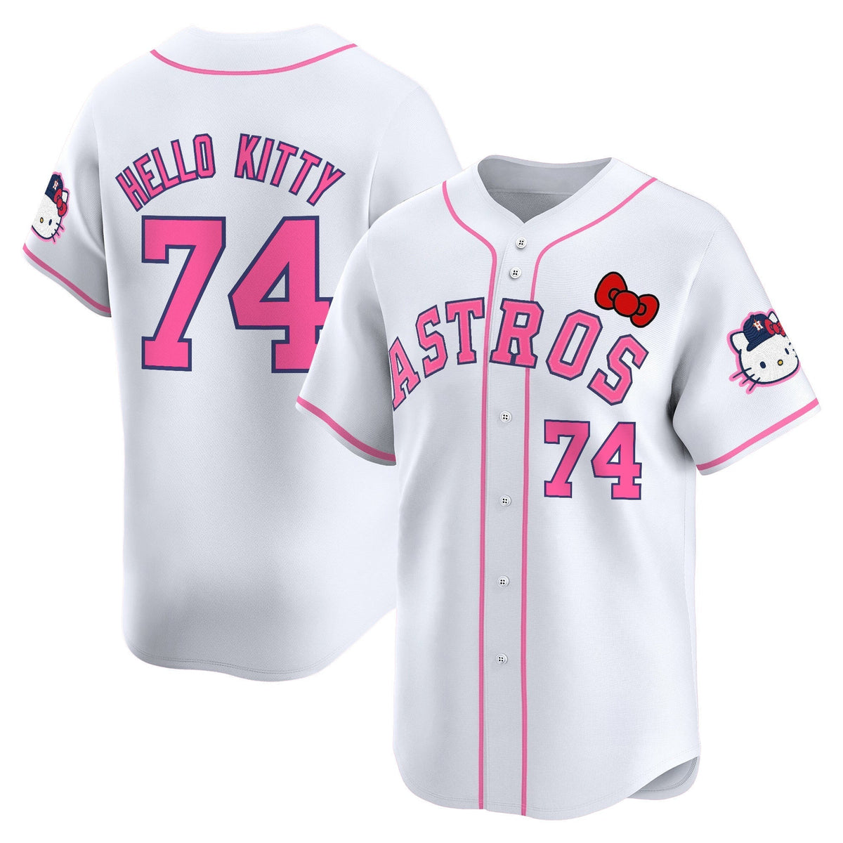 HOU Hello Kitty Vapor Premier Limited Jersey V2 - All Stitched