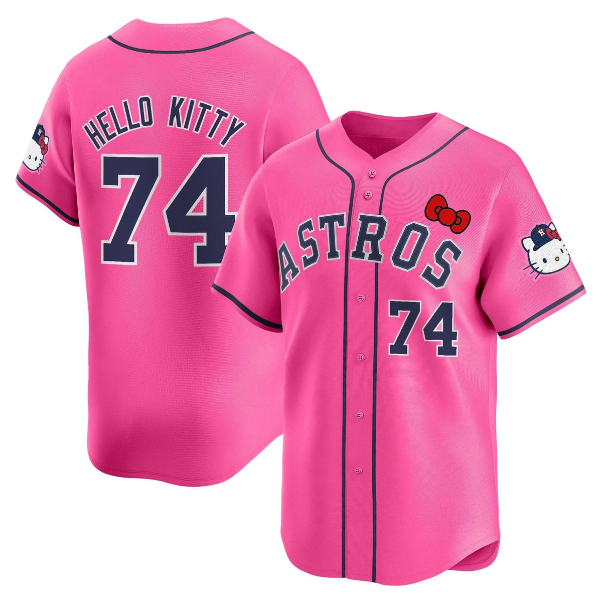 HOU Hello Kitty Vapor Premier Limited Jersey V2 - All Stitched