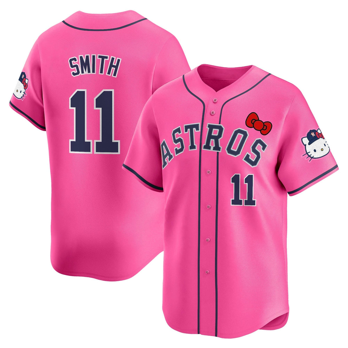 HOU Hello Kitty Vapor Premier Limited Men Jersey V2 - All Stitched