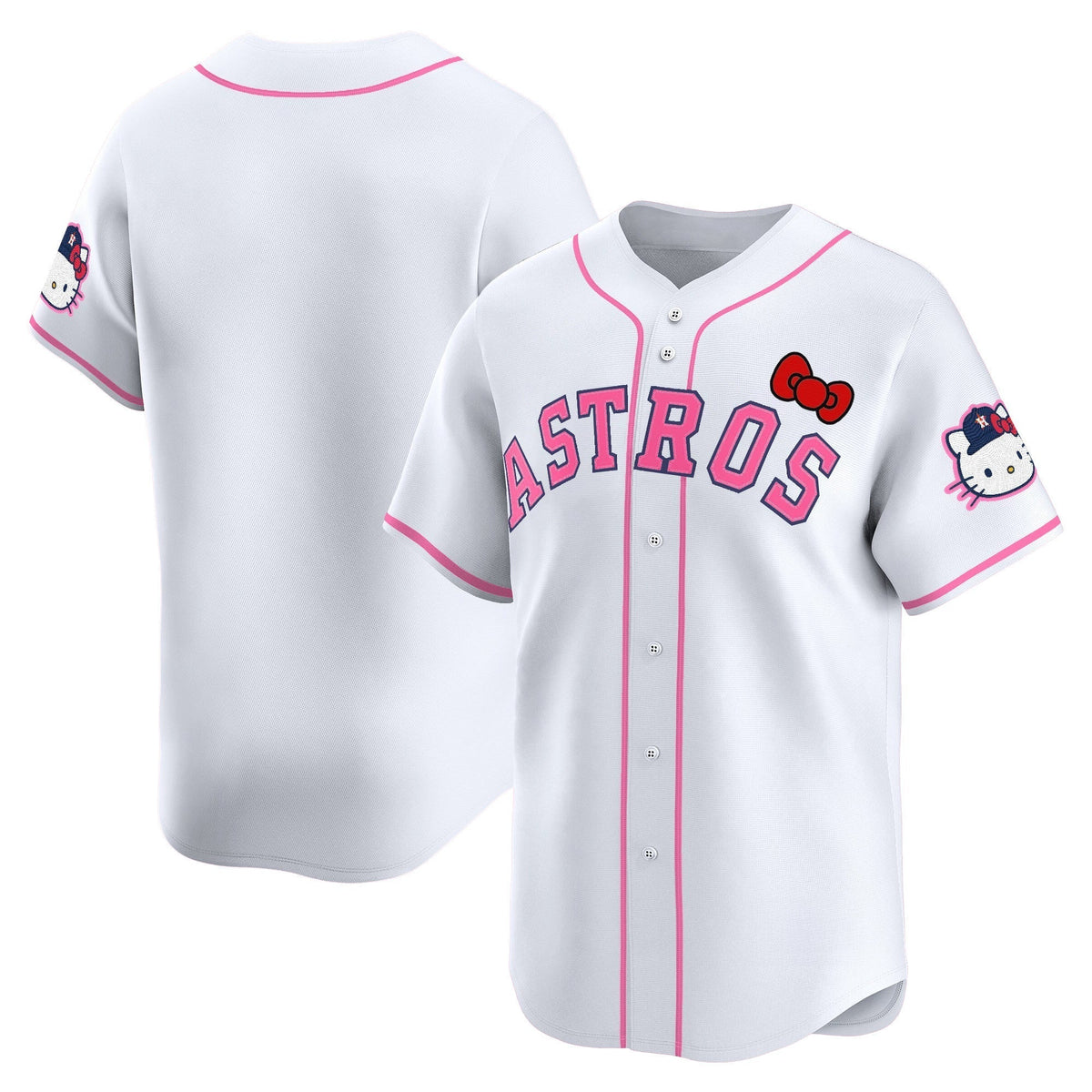 HOU Hello Kitty Vapor Premier Limited Jersey V2 - All Stitched