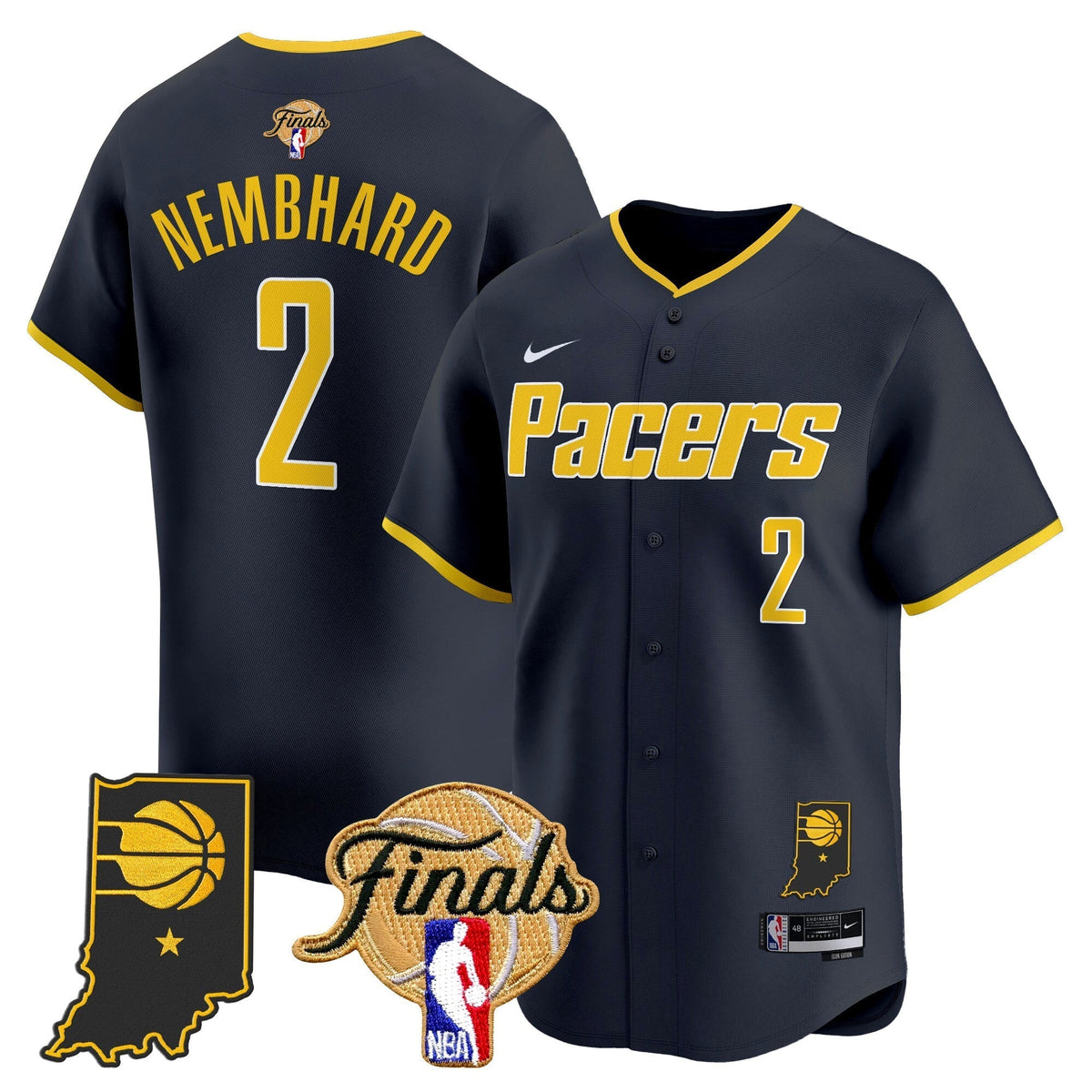 IND 2025 Finals Vapor Baseball Jersey - All Stitched