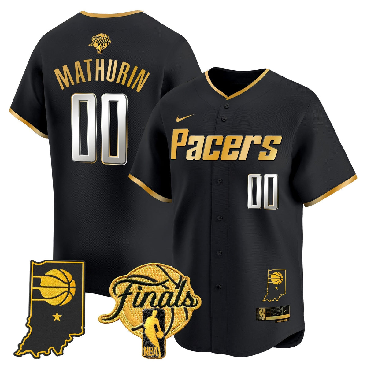 IND 2025 Finals Vapor Baseball Jersey - All Stitched
