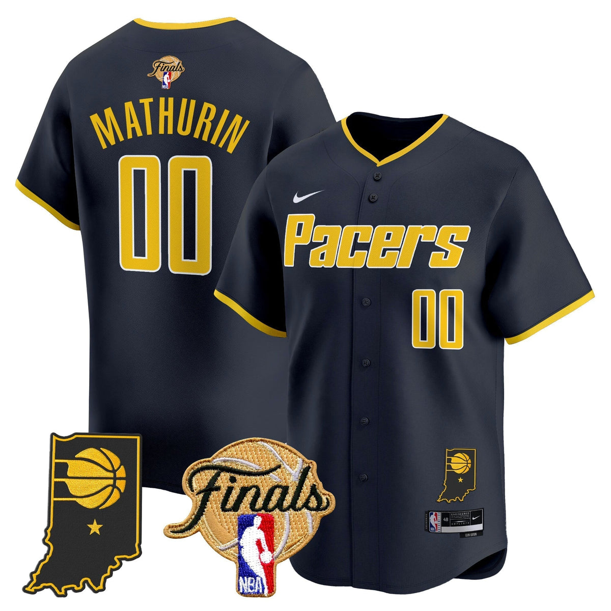 IND 2025 Finals Vapor Baseball Jersey - All Stitched
