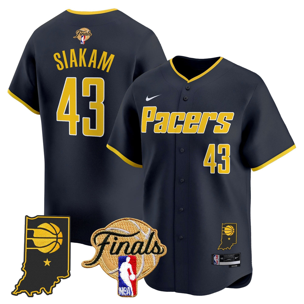 IND 2025 Finals Vapor Baseball Jersey - All Stitched