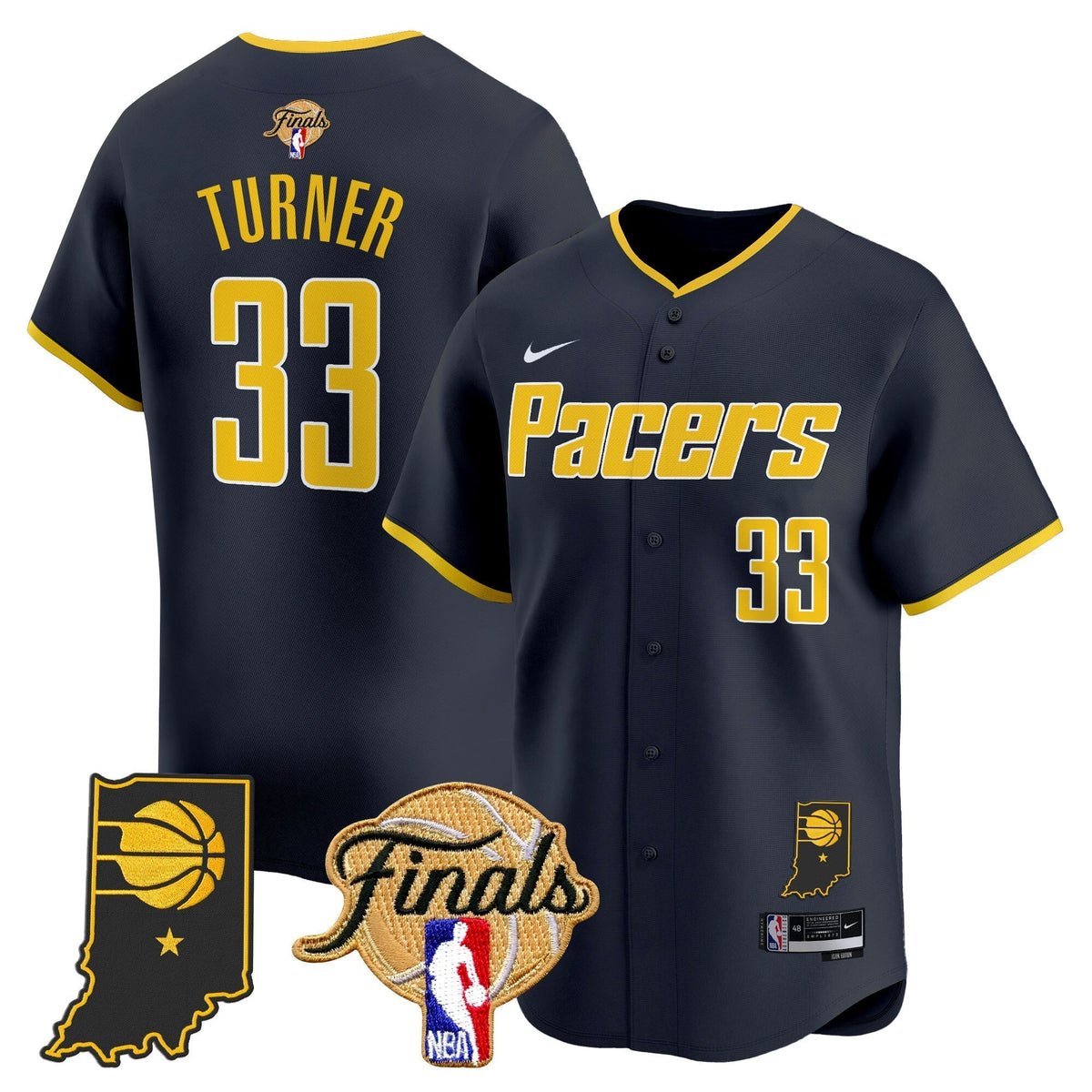 IND 2025 Finals Vapor Baseball Jersey - All Stitched