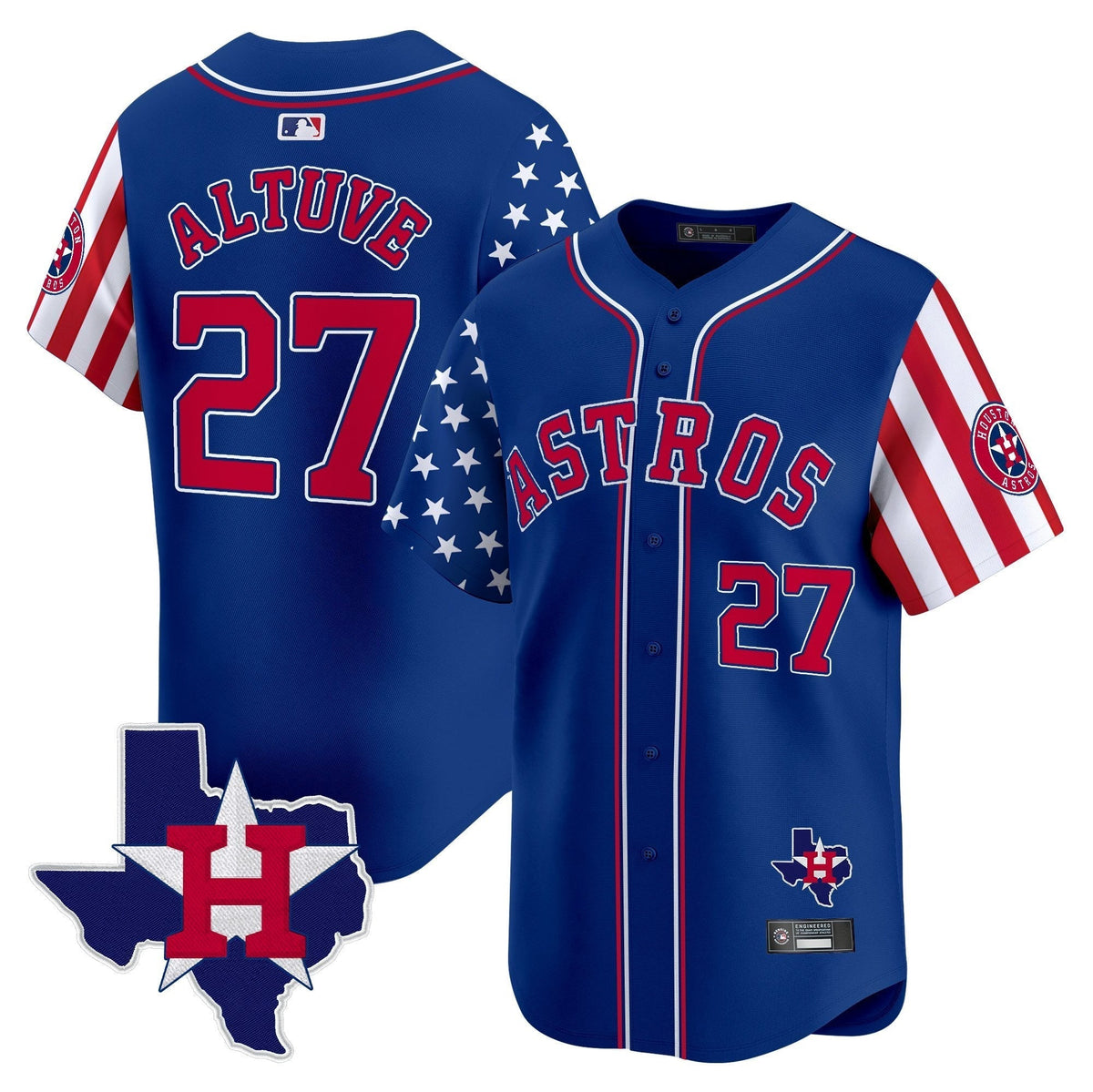 HOU 2025 Independence Day Vapor Premier Limited Jersey - All Stitched