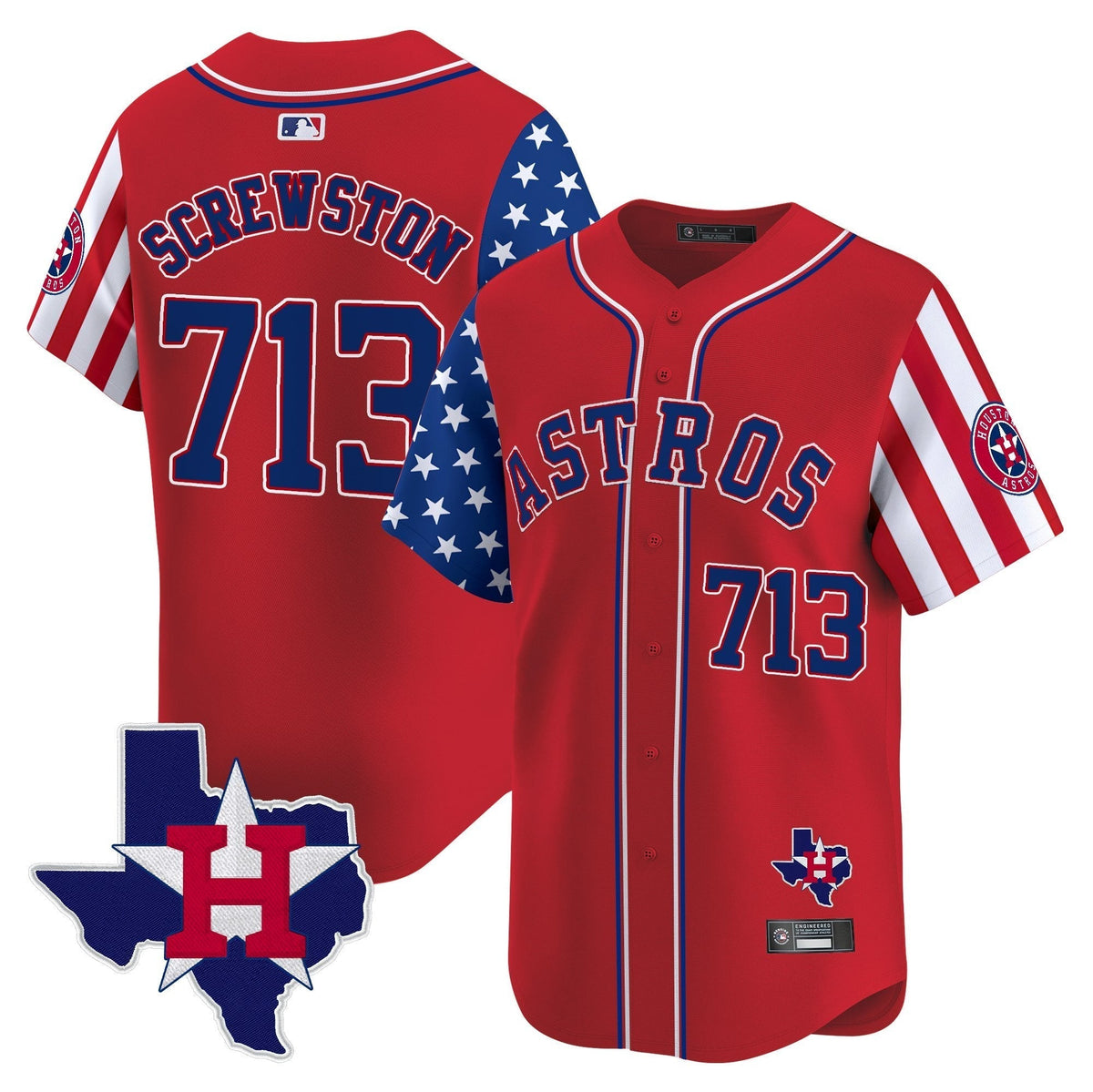 HOU 2025 Independence Day Vapor Premier Limited Jersey - All Stitched