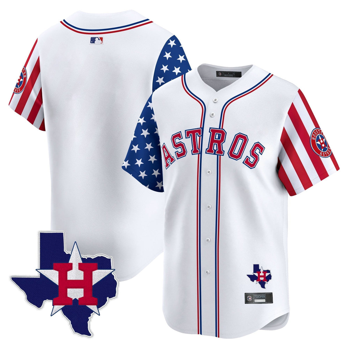 HOU 2025 Independence Day Vapor Premier Limited Men Jersey - All Stitched